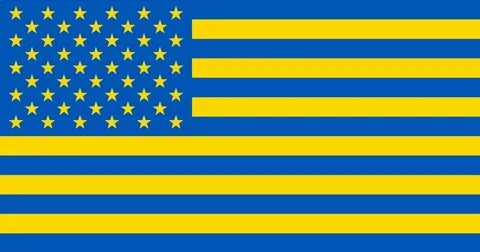 Синий цвет в сша