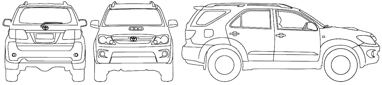 Тойота фортунер чертеж. Toyota Fortuner Blueprint. Тойота рав 4 чертеж. Toyota Fortuner 2007. Рисунок рав