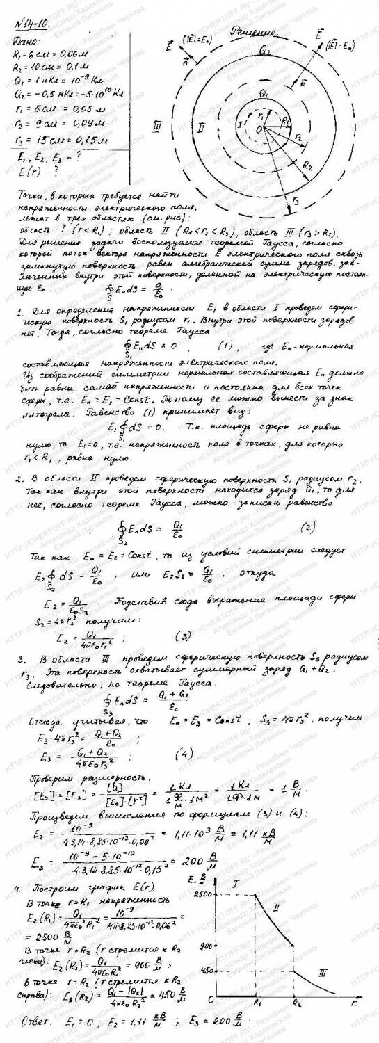 Распределение заряда по поверхности сферы. Поле создано равномерно заряженной сферической поверхностью радиуса. Две концентрические проводящие сферы радиусами. Напряженность электрического поля точечного заряда на расстоянии r. 2.