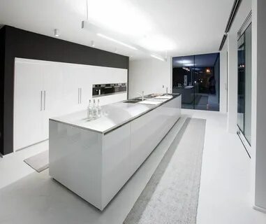 Luxury modern white kitchen