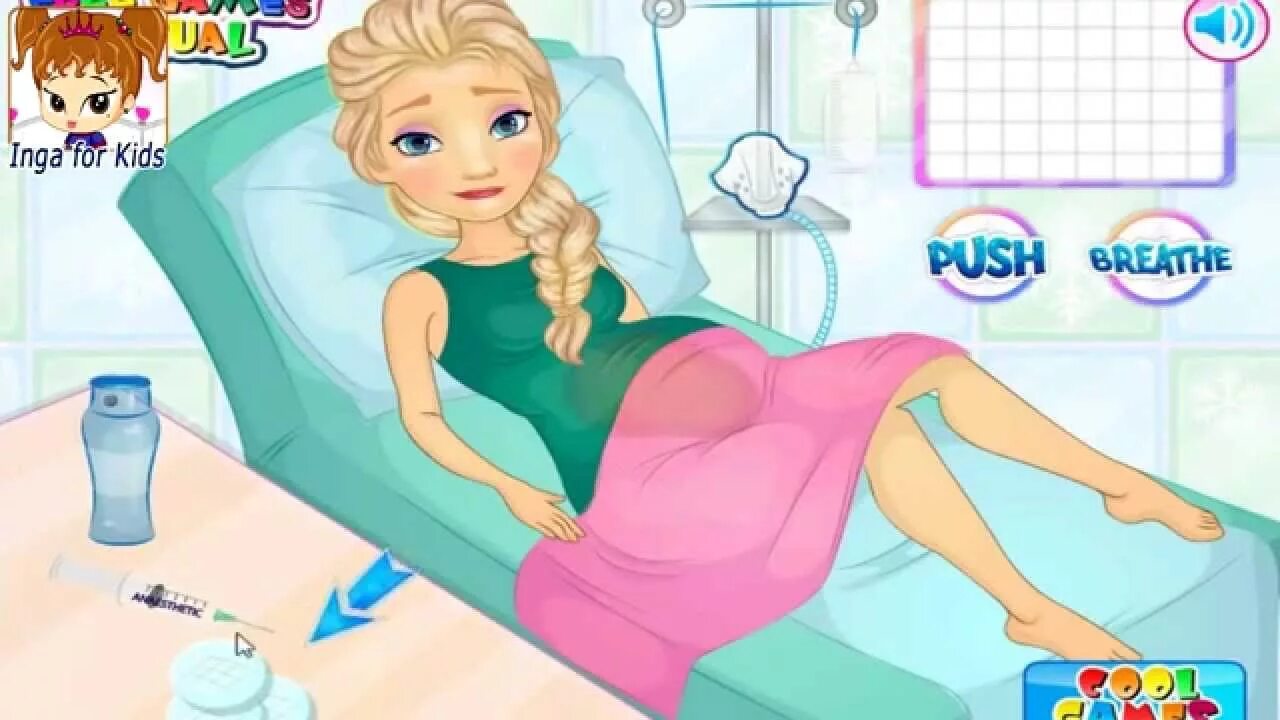 Игры рожает. Игры для девочек роды. игра рождение ребенка.