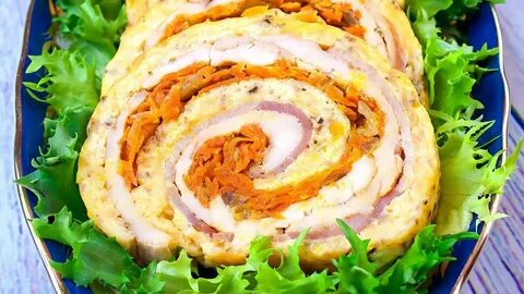 Рулет из курицы на праздничный стол