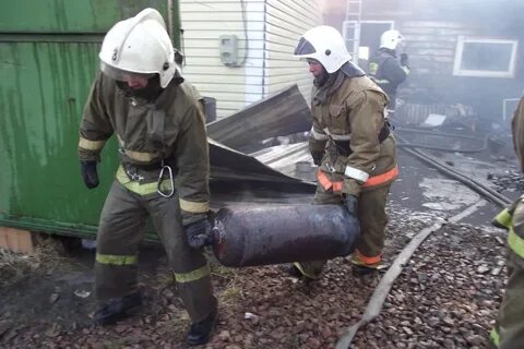 Пожары газовых баллонов