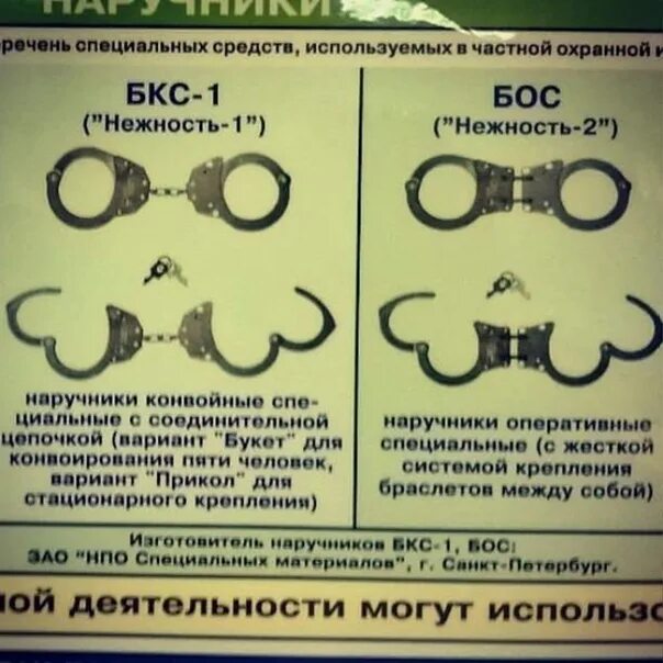 Спецсредства 4 разряда