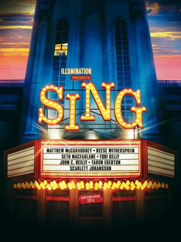 Sing 2016. Illumination presents Sing.