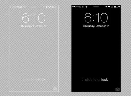 Надписи на экране iphone