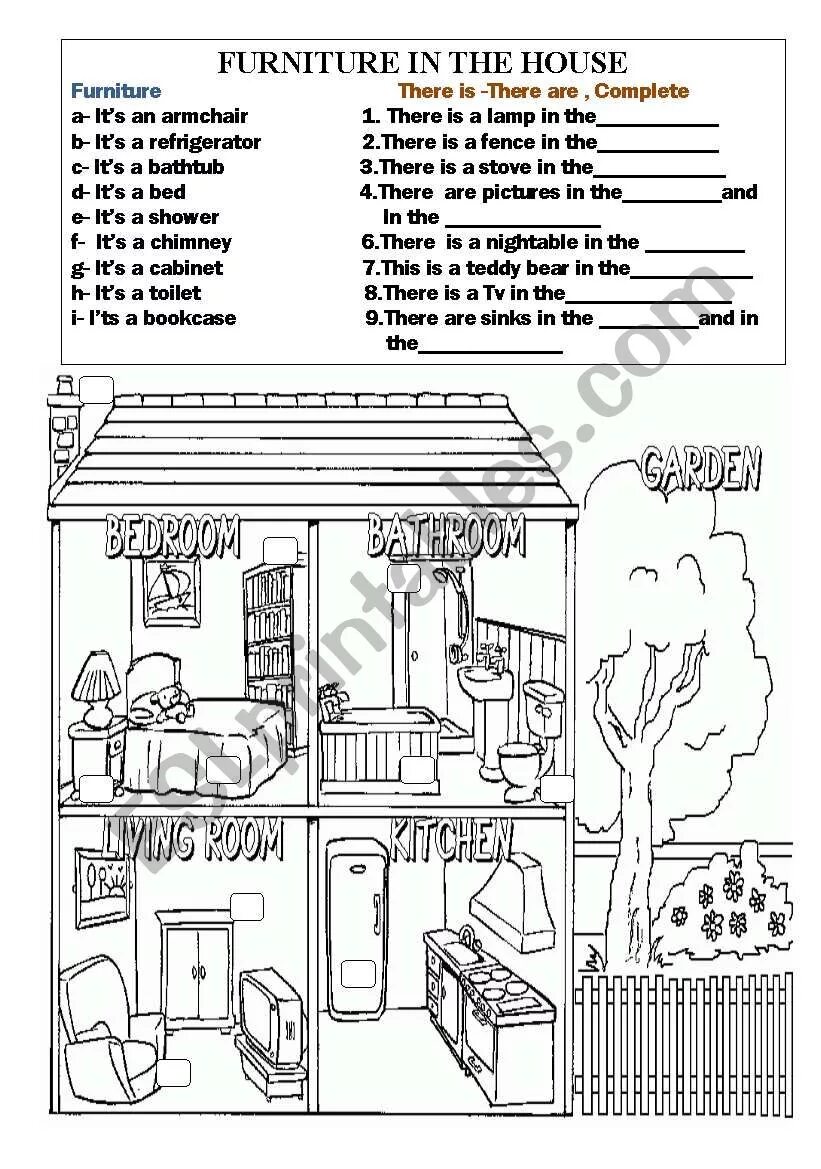 There is there are мебель Worksheets. Задания на there is there are House. My House & Furniture ответы на задания. There is there are c мебелью Worksheets. My house ответы