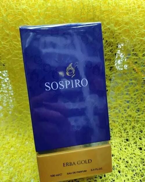 Erba gold. Соспиро Эрба Голд. Sospiro erba Gold Perfumes 100 ml. Sospiro желтый флакон. Sospiro Парфюм подарочный набор.