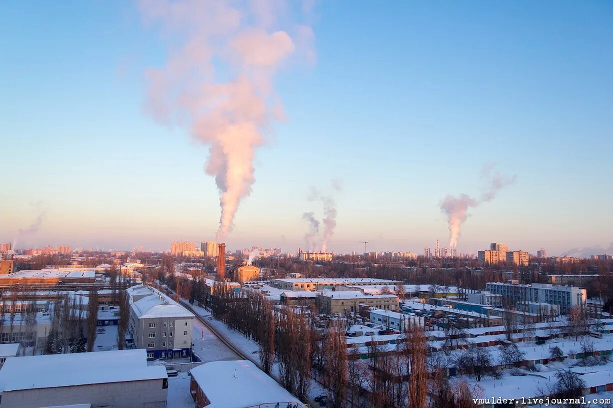 Промышленные зоны воронежа