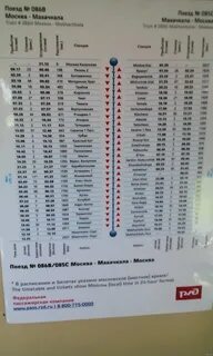 Расписание маршрута поезд махачкала москва