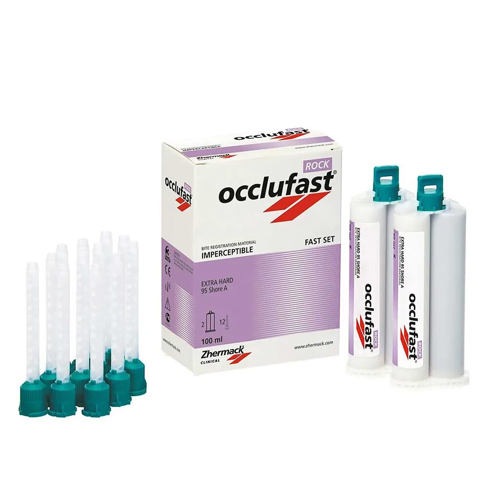 Fast bit. Occlufast rock  окклюфаст рок (2 х 50мл) zhermack. оклюфаст рок (2*50 мл + 12 мик) а-силикон для регистрации прикуса, zhermack. оклюфаст рок слепочный 2 50 мл zhermack. жермак силикон.