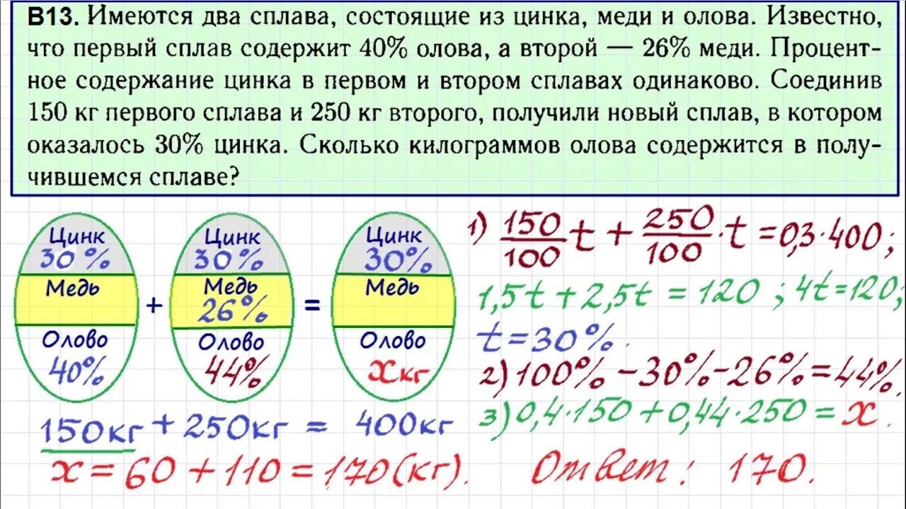 Сколько в меди цинка. Задачи на растворы по ОГЭ. Задачи на растворы математика. Задачи на растворы математика ЕГЭ. Имеются два сплава цинка меди и олова.