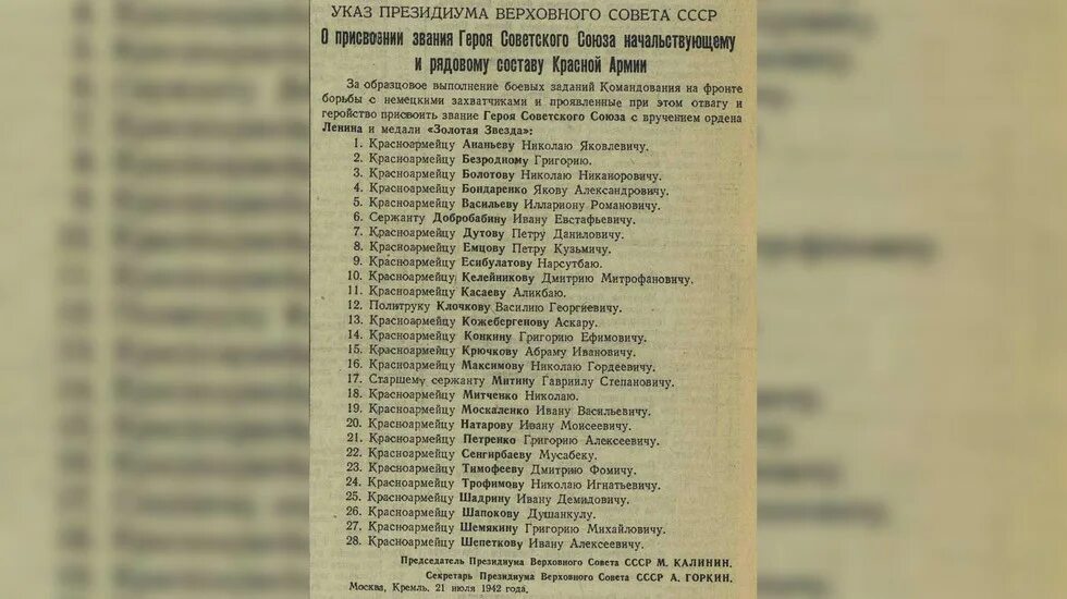 Список пофамильно. Списки Панфиловской дивизии. Состав Панфиловской дивизии. Списки формирования Панфиловской дивизии. Указ о присвоении звания героя советского Союза панфиловцам.