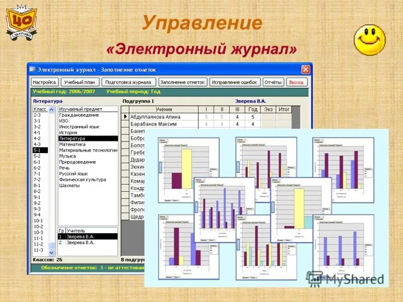 Электронный журнал группу