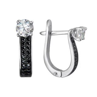 Серьги из белого золота 585 пробы