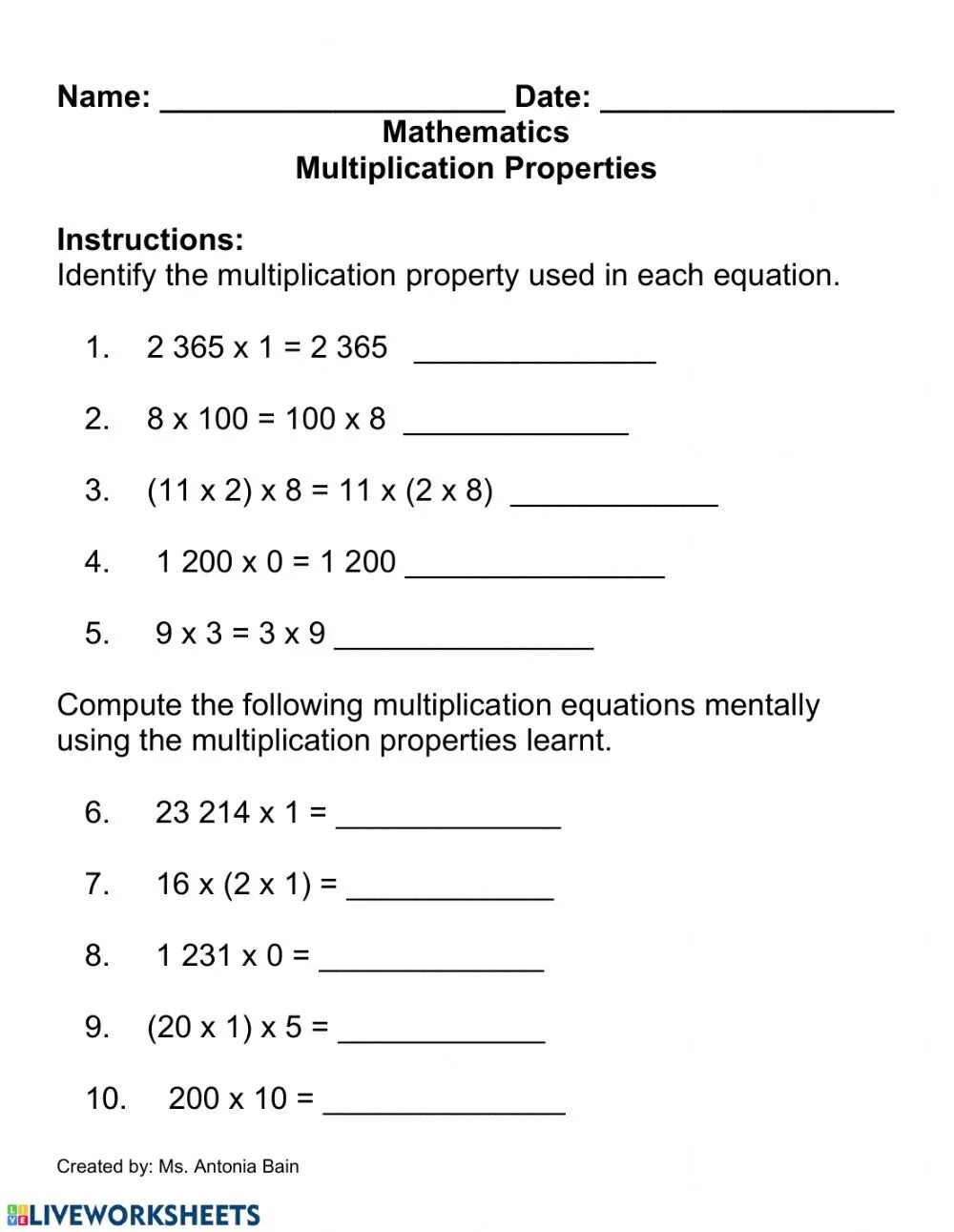 Test properties. Properties of Multiplication. Multiplication properties Worksheets. Multiplying properties. Prisms properties Worksheet.