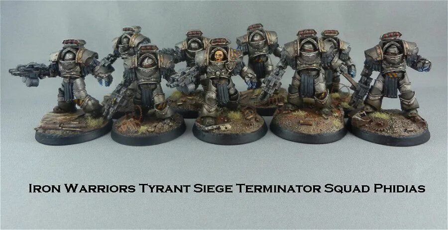 Железный воин 2 читать. Iron Warriors 30k. Wh40 Iron Warriors. Iron Warriors Tyrant Siege Terminators. Chaos Terminators Miniatures Iron Warriors.