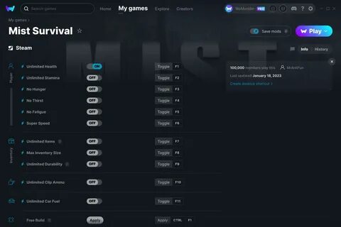 Mist survival русификатор 2023