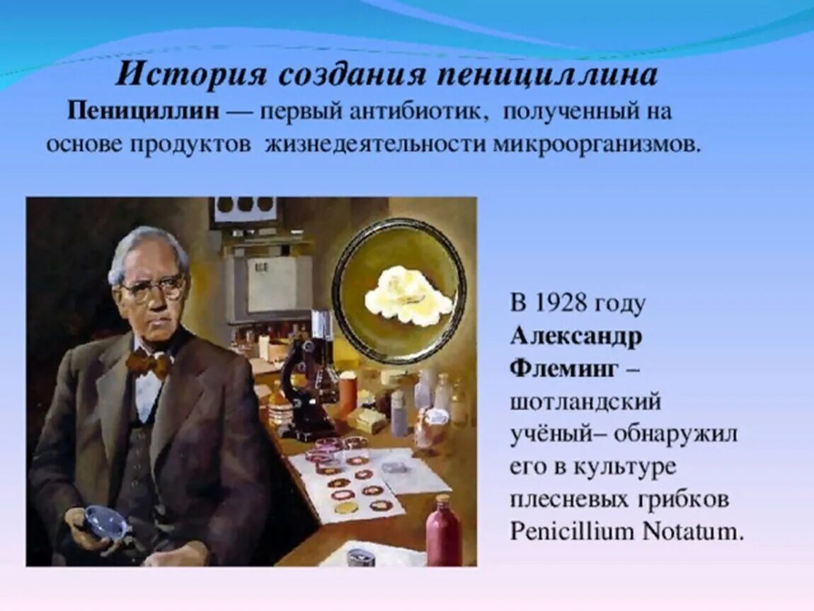 1928 год пенициллин