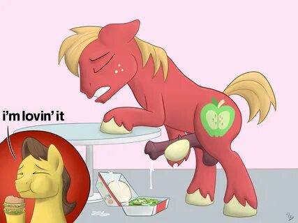 potes, big macintosh (mlp), caramel (mlp), friendship is magic, mcdonalds, ...