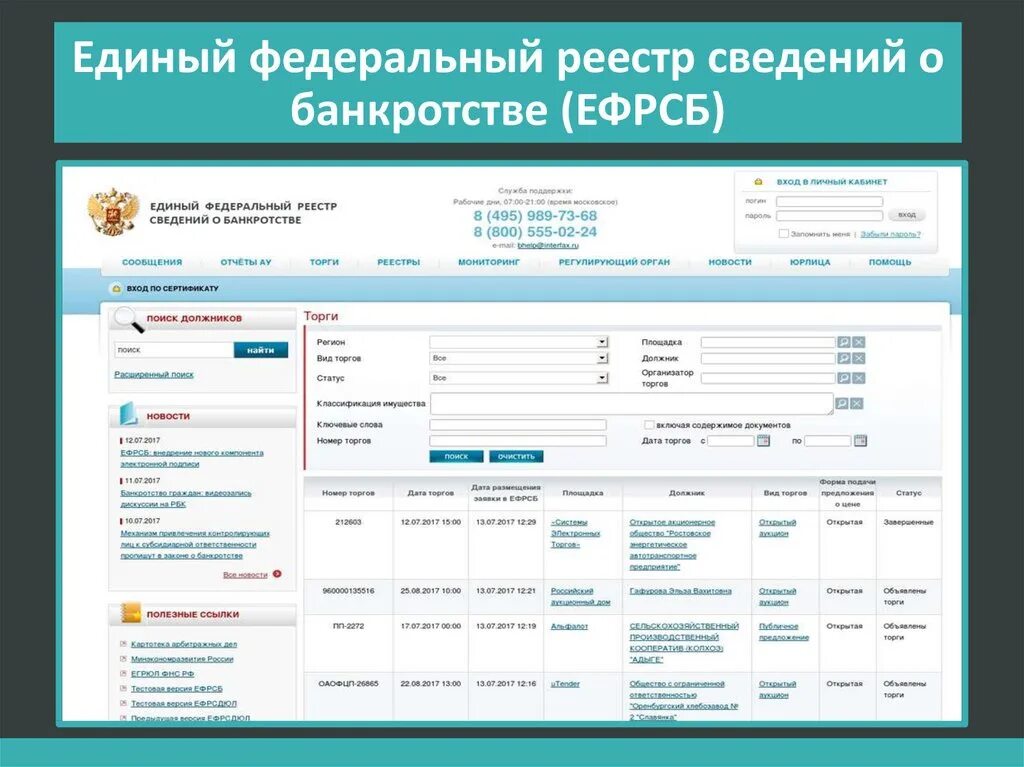 Сайте ефрсб единый федеральный. Единый федеральный реестр сведений. Tlbysq atlthfkmysq htttcnh cdtltybq j ,fyrhjncndt. Единый федеральный реестр сведений о банкротстве. Единый федеральный реестр банкротов.