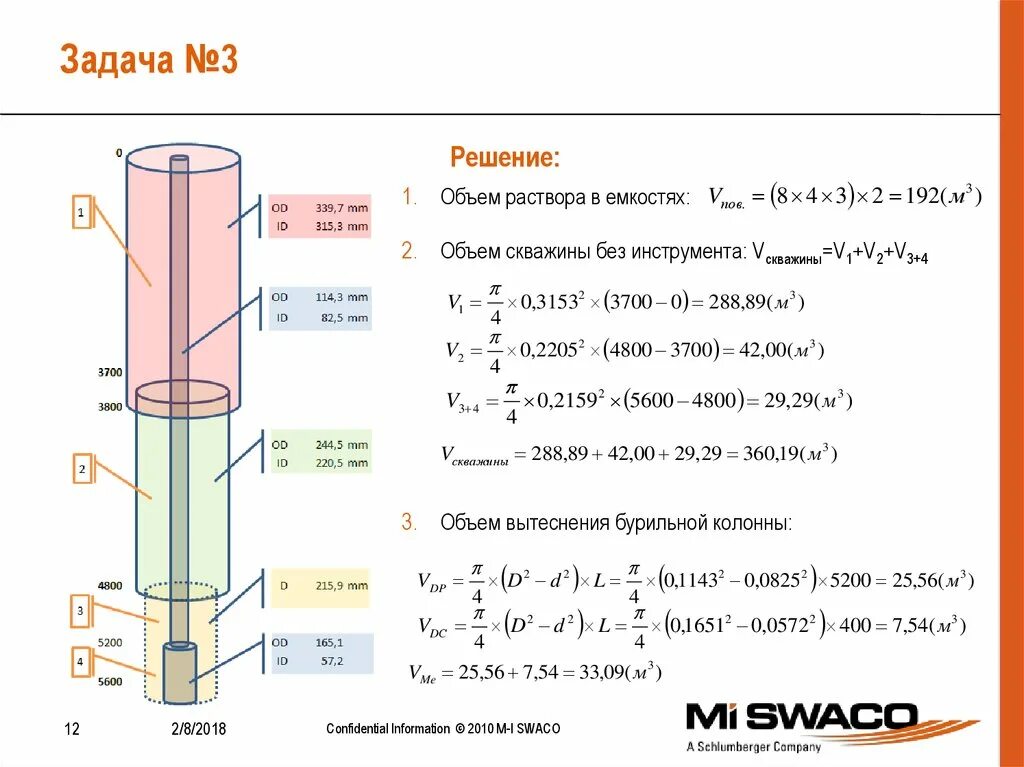 М3 трубы формула. Как посчитать объем жидкости в скважине. Как посчитать объем раствора в скважине. Объем затрубного пространства в скважине. Расчет объема скважины.