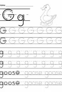 G writing