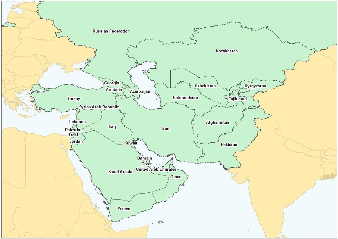 Arab asia. Центральной Азии с арабским миром. Syrian arab Republic на карте. Центральная Азия народы схема. Saudi Arabia and United arab Emirates.