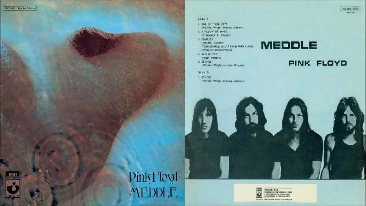 Мидле оф песня. Пинк Флойд meddle 1971. Обложка альбома Pink Floid meddle 1971. Pink Floyd - meddle (1971) обложки. Pink Floyd meddle обложка.