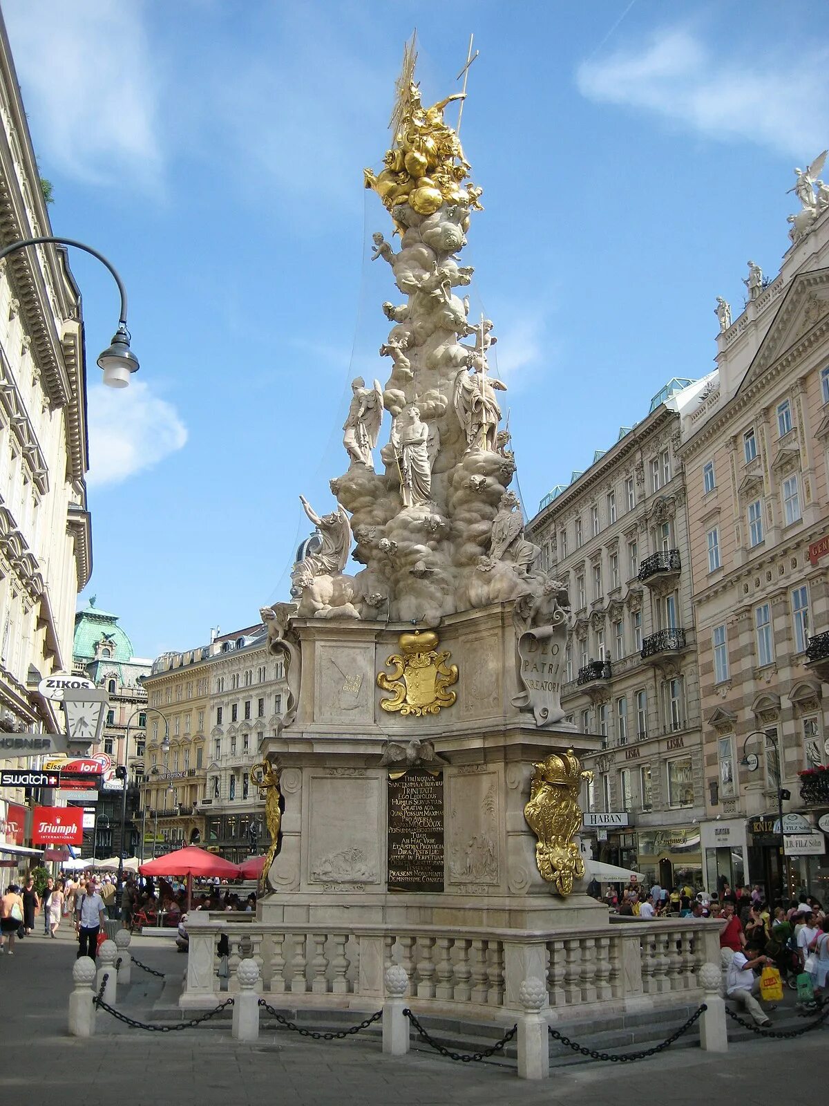 Чумной столб в Вене. Чумная колонна (Вена). Чумная колонна в Австрии. Чумной памятник в Вене. Австрийский город с чумной колонной 4 буквы