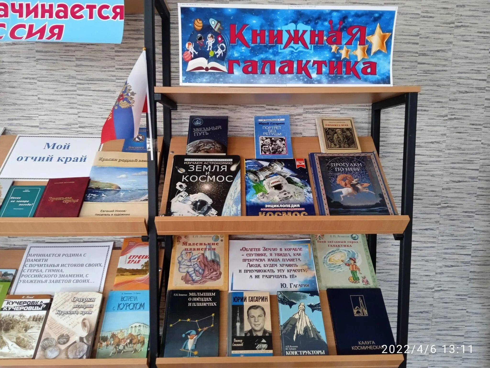 Выставка россия 12 апреля. Книжная Галактика выставка. Книжная Галактика мероприятие в библиотеке. Книжная выставка к 12 апреля в библиотеке. Библиотечная выставка к году культурного наследия.