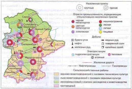 Подпишите название пяти семи промышленных центров урала. Отрасли Уральского экономического района на карте. Промышленность Уральского экономического района на карте. Хозяйство крупнейшие промышленные центры Урала. Отрасли специализации Уральского экономического района карта.