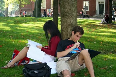 Harvard university students
