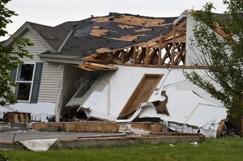 Destroyed home