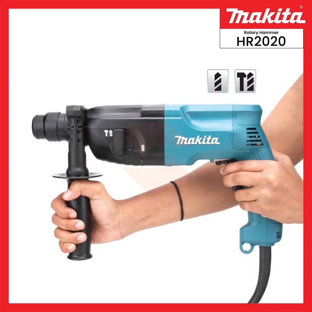 Перфоратор стал. Makita hr2020. Перфоратор Макита hr2020. Makita hr2020, 710 Вт. Макита 2020 перфоратор.