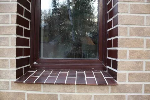 Откосы керамической плиткой