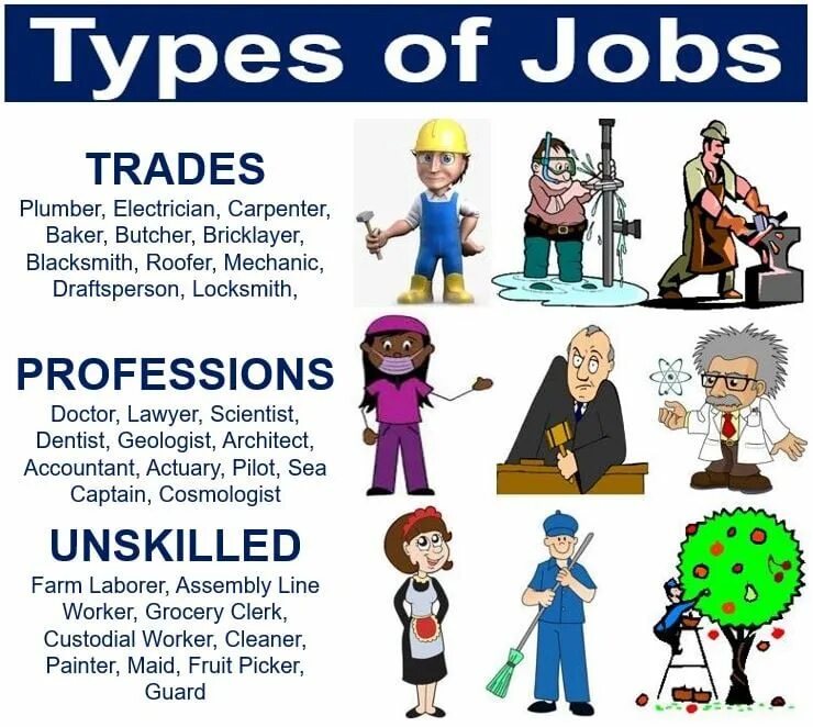 List of jobs. Job для презентации. Jobs на английском. Презентация job Profession. Jobs and Professions.