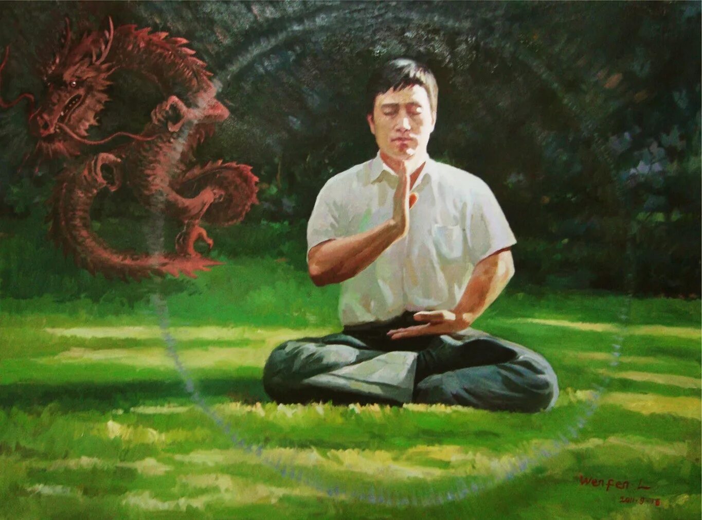 Включи медитация 10. Фалунь Дафа картины. Китайская медицина цигун.