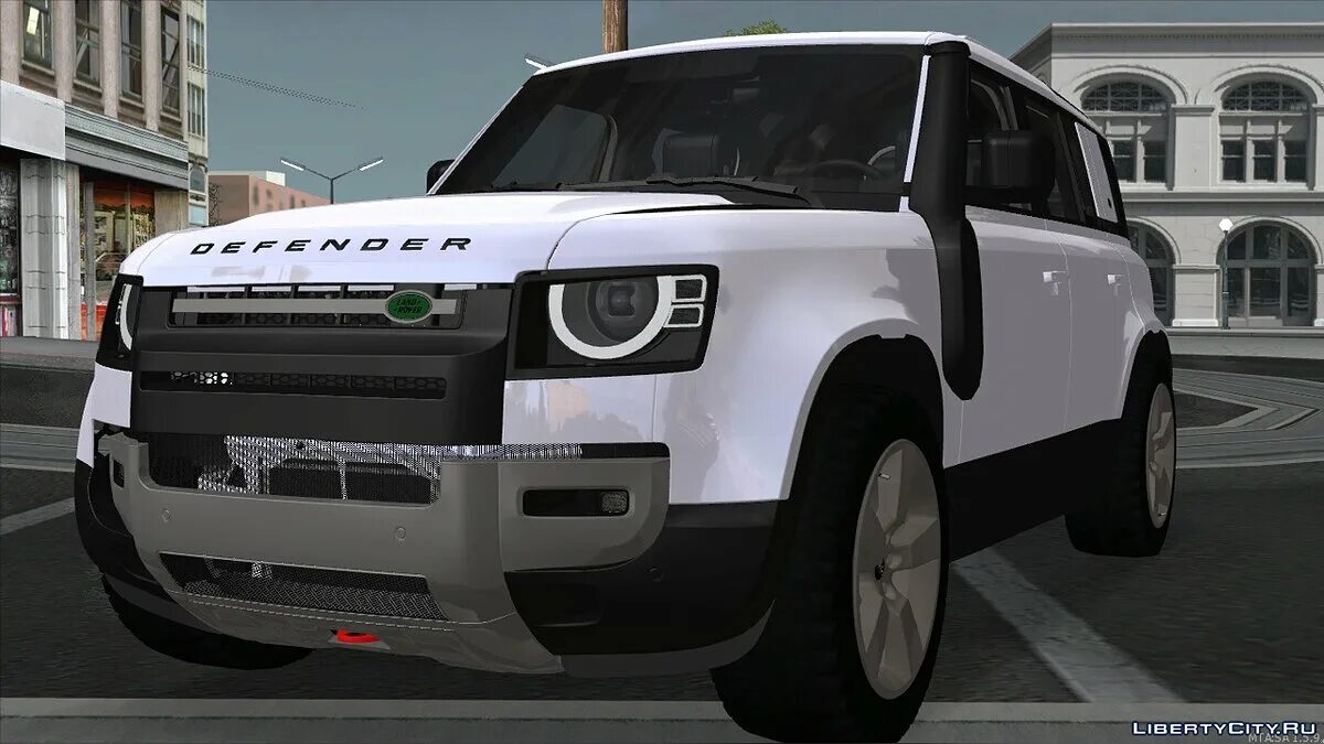 Машины гта 2023. Land Rover Defender GTA San Andreas. Land Rover для ГТА са. Дефендер 2021 капот. Автомобиль в сампе Land Rover Defender.