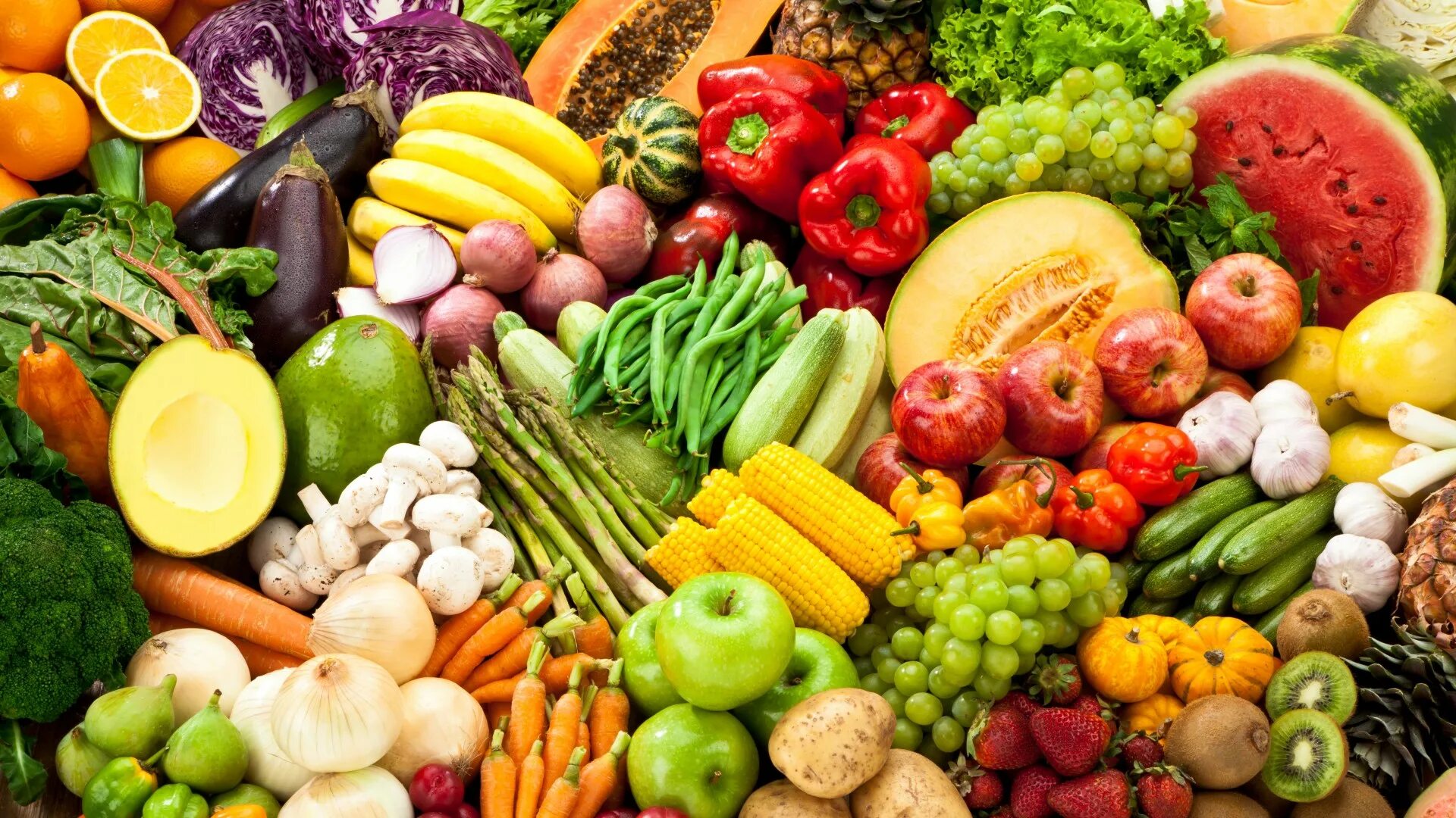 Овощи и фрукты. Здоровое питание. Продукты овощи. Растительная пища.