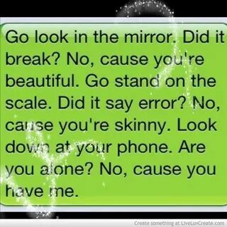 Cause your broke