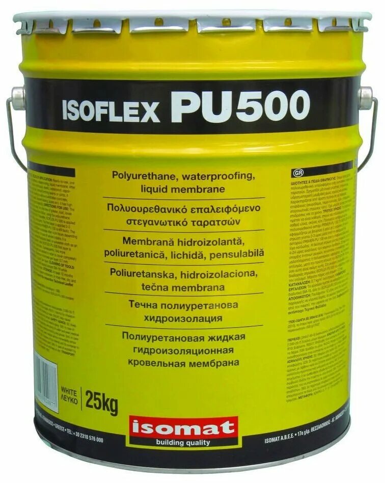 ISOFLEX-PU 500. Полиуретановая мастика pu500. Isomat ISOFLEX PU 500 (25кг). Изофлекс 500 гидроизоляция. Гидроизоляция серая