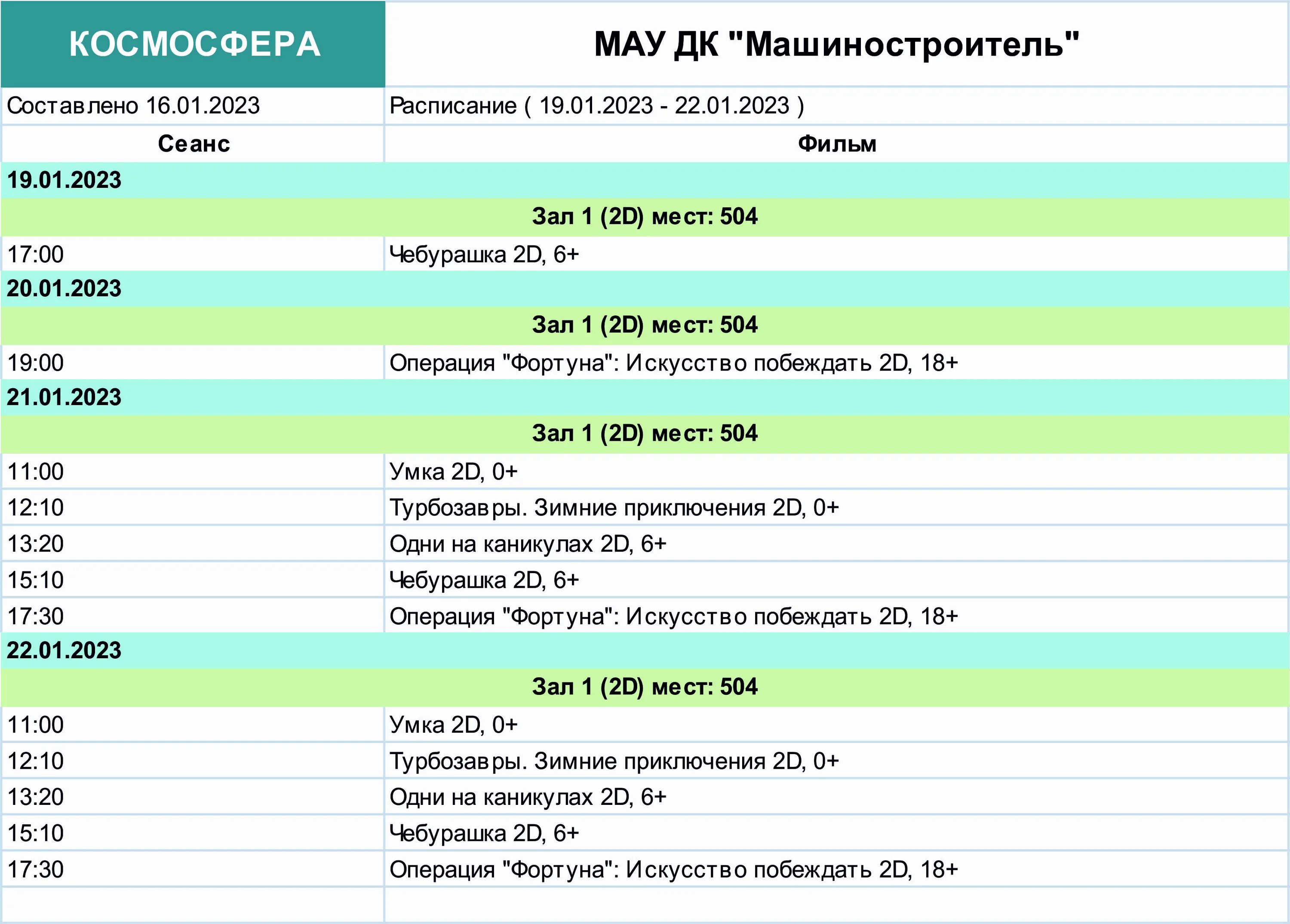 Можайск кинотеатр афиша расписание. Космосфера кинотеатр. Космосфера Калининград кинотеатр. Кинозал Нагорный Кунгур расписание сеансов. Интернет афиша для кинотеатра.