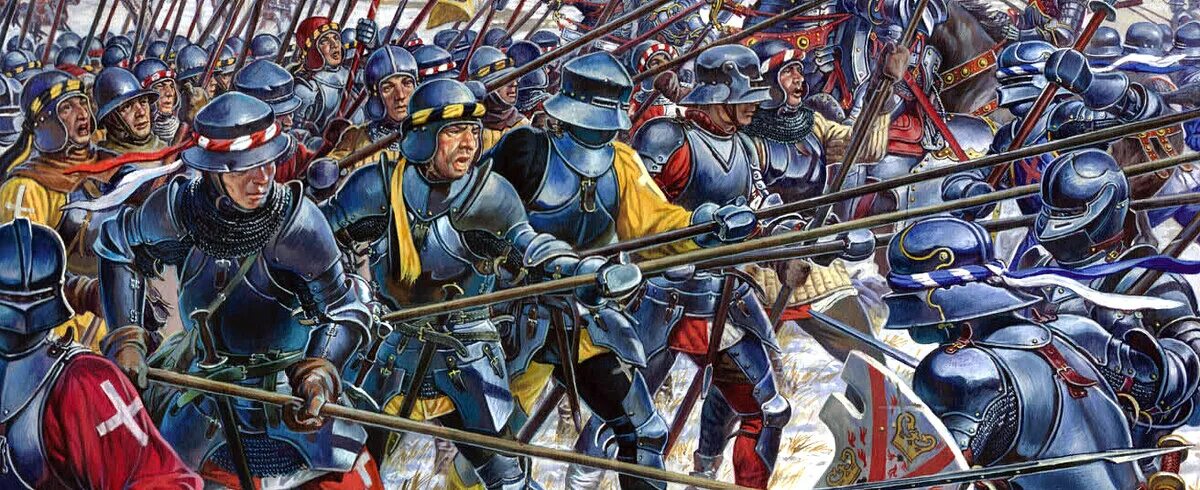 Швейцарская пехота 15 века. Швейцарские пикинеры 16 века. Швейцарская пехота 15 век. Ландскнехты пикинеры. Швейцарские наемники.