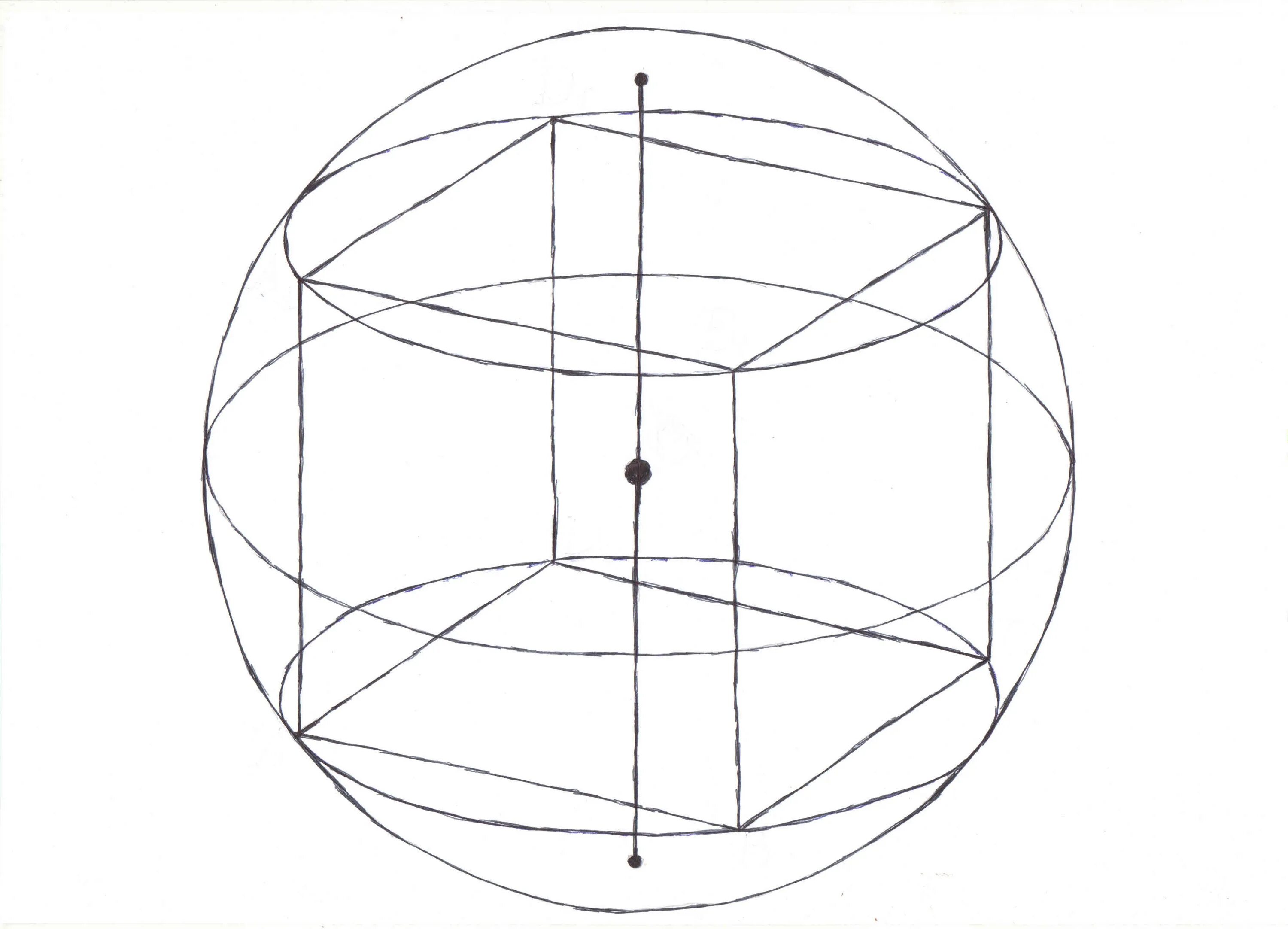 Геометрия на шаре. Впивписанный шар в куб. Куб в шаре. Куб вписанный в сферу. Окружность вписанная в куб.