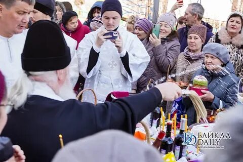 Шаховская освящение куличей