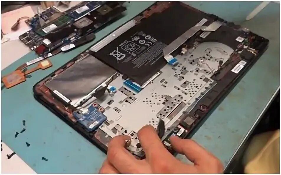 Разборка ноутбука HP ENVY 6 \ Disassembly Laptop.