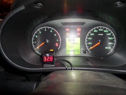 Температура на приборке гранта