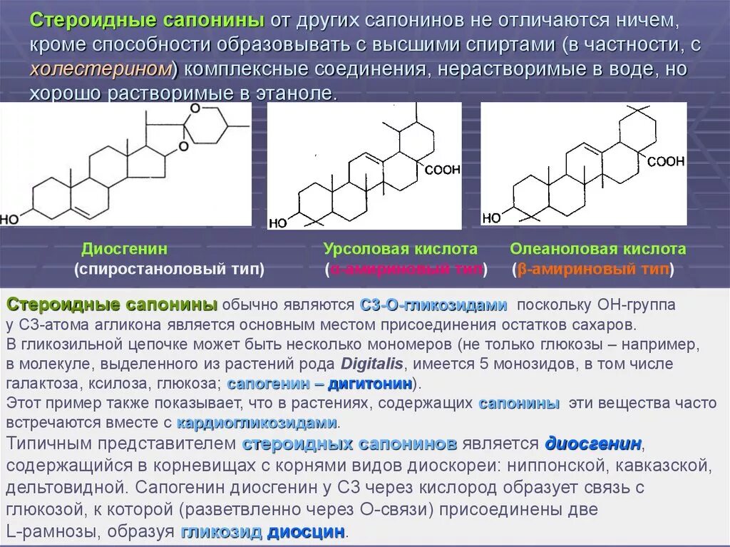 Сапонины определение спектр фармакологического действия примеры Сапонины Химия