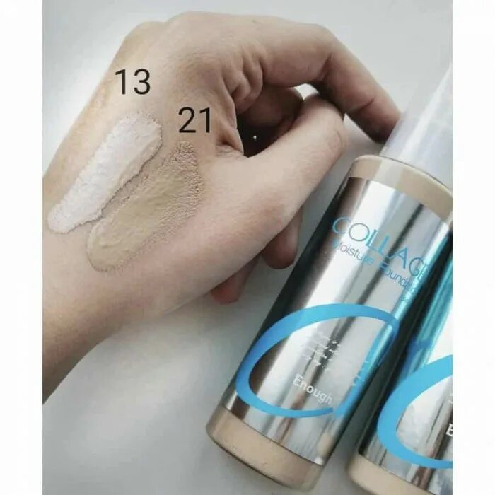 Тональная основа collagen. 21 тон энаф коллаген. Enough collagen moisture foundation spf 15. Enough тональный крем collagen moisture foundation, spf 15, оттенок: 13. Enough collagen moisture foundation spf15 #21 увлажняющий тональный крем с коллагеном.
